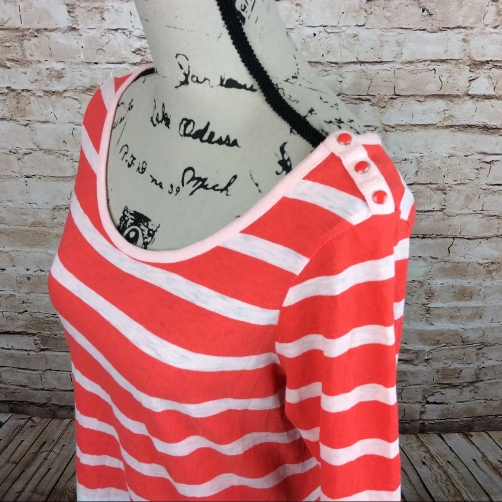 Pilcro and The Letterpress Striped Tee Shirt XS - Picture 2 of 5